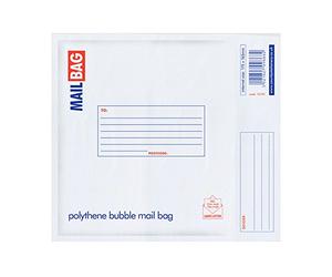 County Stationery Polythene Bubble Envelope Mail Bags (Pack of 10) (CD Size) (White)