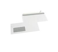 County Stationery Windowed Self Seal Envelope (Pack of 50) (DL) (White)