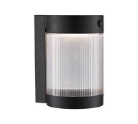 'Coupar Solar' Outdoor Wall Light Black SolarLed Nordlux Black One Size