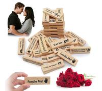 Couple Blocks 48 Pieces Tower Stack Game Stacking Game Made of Wooden Blocks for Couples, Naughty Block Tower Game with Truth or Dare Questions and Challenges, for Adults Couples Dating