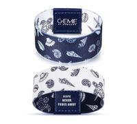 Couple Bracelet Long Distance Touch Bracelets with Custom AI Voice, NFC Bracelet Gifts for Couples, Tap to Hear Loved One's Voice & Bible Verses, Memorial Keepsake Gift (Deep Blue, Fits Wrists 7