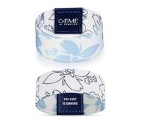 Couple Bracelet Long Distance Touch Bracelets with Custom AI Voice, NFC Bracelet Gifts for Couples, Tap to Hear Loved One's Voice & Bible Verses, Memorial Keepsake Gift (Light Blue, Fits Wrists 5.5