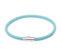 Couple Bracelet Solid Color Magnet Buckle Nylon Rope Lucky Couple Jewelry for Party Women Girls Jewelry Gift Sky Blue One Size
