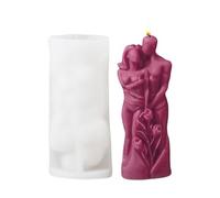 Couple Candle Mould - 3 d Hugging Lovers Shape Candle Silicone Molds Hugging Couple Candle Silicone Mold for Wedding annive rsary Birthday Decoration