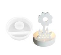 Couple Candle Stand Mold,Kiss Couple Epoxy Resin Mold for Table Centerpiece - Heart Epoxy Resin Casting Kiss Tealight Candle Holder for DIY Art Craft