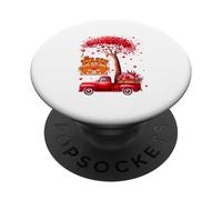 Couple Chow Chows Valentine Hearts Tree Pickup Truck Owner PopSockets Adhesive PopGrip