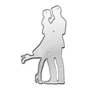 Couple Cutting Dies Scrapbooking Album Paper Card Making Decorating Tool for Children Adults Making Fun Die Cutting Plates
