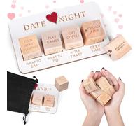 Couple Date Night Dice - Couples Games for Adults - Hilarious and Entertaining Conversations - Perfect Valentines Gift for Couples