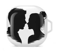 Couple Face Silhouette Headphone Protective Case, Earphone Case For Galaxy Buds Live, Galaxy Buds Pro, Galaxy Buds2, Galaxy Buds 2 Rro Series Headphones