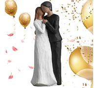 Couple Figurine - Sweet Loving Together Couple Sculpture Resin Statue,Sweet Couple for Weddings, Valentine's Day, Wedding