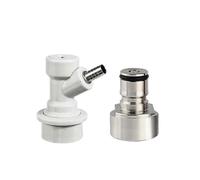 (couple for gas, One size) Keg Coupler Adapter Ball Lock Conversion Kit for Corneliur Keg,5/8 NPT Thread Ball Lock Post Liquid Gas Ball Lock Disconnect Set