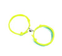 Couple Glowing In The Dark Night Bracelet For Women Men Heart-shaped Coupling ic Clasp Attract Love Jewelry Gift