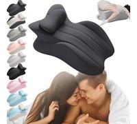 Couple Hip Cushion Pillow, Couple Hip Lift Multifunctional Pillow, Butt Cushion For Couples, Multi Position Comfort Memory Foam Wedge Pillows, Provides Waist And Neck Support (Dark Gray)