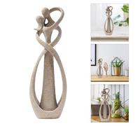 Couple Hugging Sculpture,Elegant Kiss Statue, Modern Abstract Art Lover Figurine for Living Room, Bedroom,Office Decor Wedding Anniversary