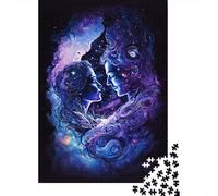 Couple in The Galaxy Puzzle for Adults And Teenagers 1000 Pieces Paper Puzzles for Adults Puzzles for Teenagers Age 12 Years Up 1000pcs (38x26cm)
