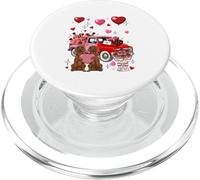 Couple Irish Setters Valentine Hearts Tree Pickup Truck PopSockets PopGrip for MagSafe