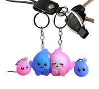 Couple Keyring | Glowing In The Dark Matching Keyrings Bag Pendant | Keychain Accessories, Funny Cartoon Magnetic Keychain for Couples, Or Friends