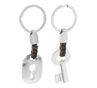 Couple Keyring, Keychain, Key lock, of 2 Pieces Silver Keychains For Couples Love Keychains Romantic Pair Of Matching Couples Keychain Set Keychain Couple