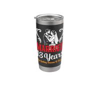 Couple Married 13 Years Looking Forward to Forever Wedding Stainless Steel Insulated Tumbler