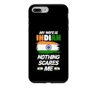 Couple Matching | Funny My Wife Is Indian Nothing Scares Me Case for iPhone 7 Plus/8 Plus