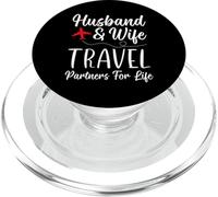 Couple Matching Husband And Wife Travel Partners For Life PopSockets PopGrip for MagSafe