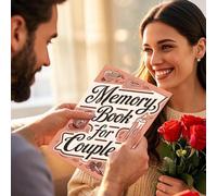 Couple Memories Planner - Sturdy Love Story Diary with Spacious Pages, Meaningful Daily Note Organizer Capturing Shared Experiences | Celebration Gift
