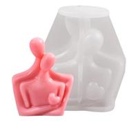 Couple Mold, Couple Silicone Mould, Cake Decoration Mould, Valentine's Day Silicone Candle Molds, Romantic Couple Lover Mould for Wedding Parties, Art Candle Home Decoration