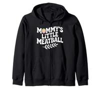 Couple Mommy's Little Meatball Pregnancy Zip Hoodie