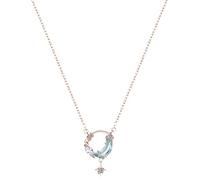 Couple Necklace Dreaming Star Star Necklace Female Senior Sense Of Design Light Luxury Star Moon Collarbone Chain Accessories Designer Necklace (Rose Gold, One Size)