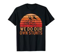 Couple Outfit We do our own Stunts Tandem Bike T-Shirt