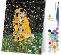 Couple Paint by Numbers for Adults With Frame, Painting by Numbers for Adults Romantic, DIY Acrylic Pigment Drawing Arts and Crafts, Hobbies for Women, for Home Wall Decor Gifts 16x20 inch Z-6543