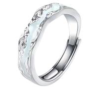 Couple Promise Rings - Romantic Engagement Rings For Couples, Copper Rings For Women, Copper Rings, Glow In The Dark Wedding Rings, Promise Rings, Promise Rings For Women, Se référer au descriptif