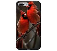 Couple Red Cardinals Birds Winters Season Case for iPhone 7 Plus/8 Plus