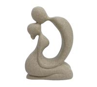 Couple Sculpture Art - Deep Passion Design for Lovers | Premium Resin Polymer with Smooth Contours, Abstract Couple Statue for Shelves, Romantic Ornament Display, Presents for Bedrooms