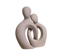 Couple Sculpture Resin Figurine - Modern Desktop Decoration, Unique Artwork for Valentine's Day, Birthday Gift, Romantic Home Decor, Sweetheart Statue