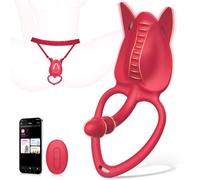 Couple Shared Wearable Vibrator Set, 10 Vibration Modes Dual Control Design, Ultra-Quiet IPX6 Waterproof Silicone Intimate Massager with Magnetic Charging