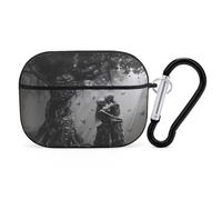 Couple Skeletons on The Tree Evil Skull Lovers Horror Earphone Case PC Bluetooth Earbud Case Headphone Cases Compatible with Airpods Pro Black-style