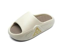 Couple slippers,integrated with a dynamic shape and arch fitting design,delicate and soft shoe upper, men's summer home,outdoor sports,home,anti slip thick sole sandal(Size:EU 40-41,Color:Khaki color)