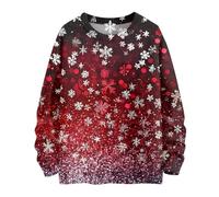 Couple Sweatshirts for Boyfriends with 3D Digital Print in Raw Needle-Punched Fabric for Men Autumn and Winter 2024 Fleece Coat, 3-wine, XL