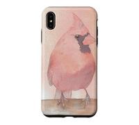 couple watercolor bird portrait Case for iPhone XS Max