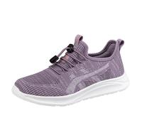 Couple Women's Spring and Summer Non Walking Fashion Light Shoes Sports Casual Shoes On Running Shoes Women 7.5 (Purple, 4.5)