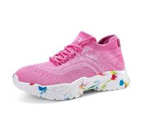 Couple Women's Spring and Summer Non Walking Fashion Light Shoes Sports Casual Shoes Training Shoes for Women (Pink, 5)