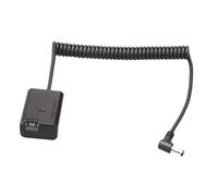 Coupler NP-FW50 Dummy Battery AC Power Adapter Kit for Sony A7 A7R2 A6500 A6400 Power Bank, with DC Cable