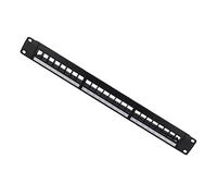 Coupler Patch Panel Wall Mount Network Module Rack for Cata High Reliability Easy Installation Heat Resistant Durable for Network Cable Management