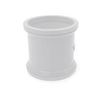 Coupler, White Kayflow 110mm Soil & Waste Pipe Fitting