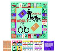 Couples Board Games, Couple Games For Date Paper Funny Adult Couples Night Board Games with Dares 2 Player Dating Bonding Couples Card Game for Night Clubs, Anniversary, Valentines