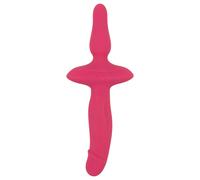 Couples Choice - 2in1 Vibrator & Anal Plug (Pink)