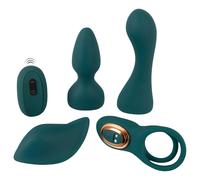 Couples Choice - 4in1 Remote Control Vibrator (Turquoise)