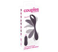 Couples Choice - Rechargeable Dual Motor Vibrator with Radio (Purple)