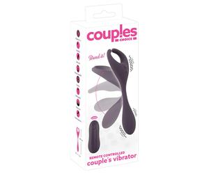 Couples Choice - Rechargeable Dual Motor Vibrator with Radio (Purple)